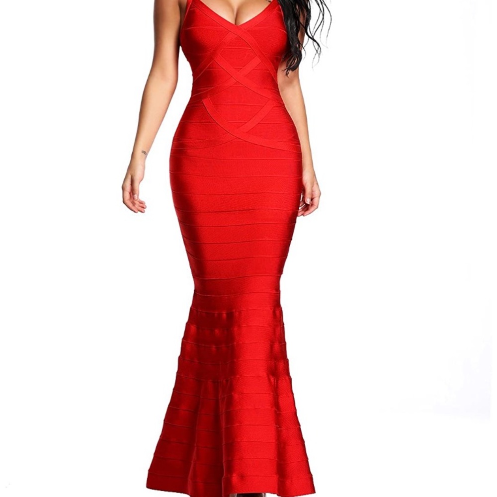 Formal Maxi Bandage Dress
